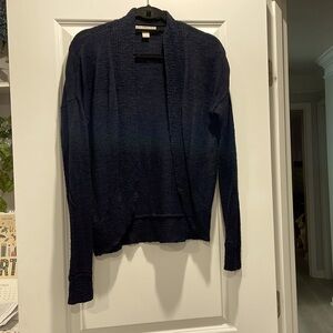 Banana Republic linen blend navy sweater